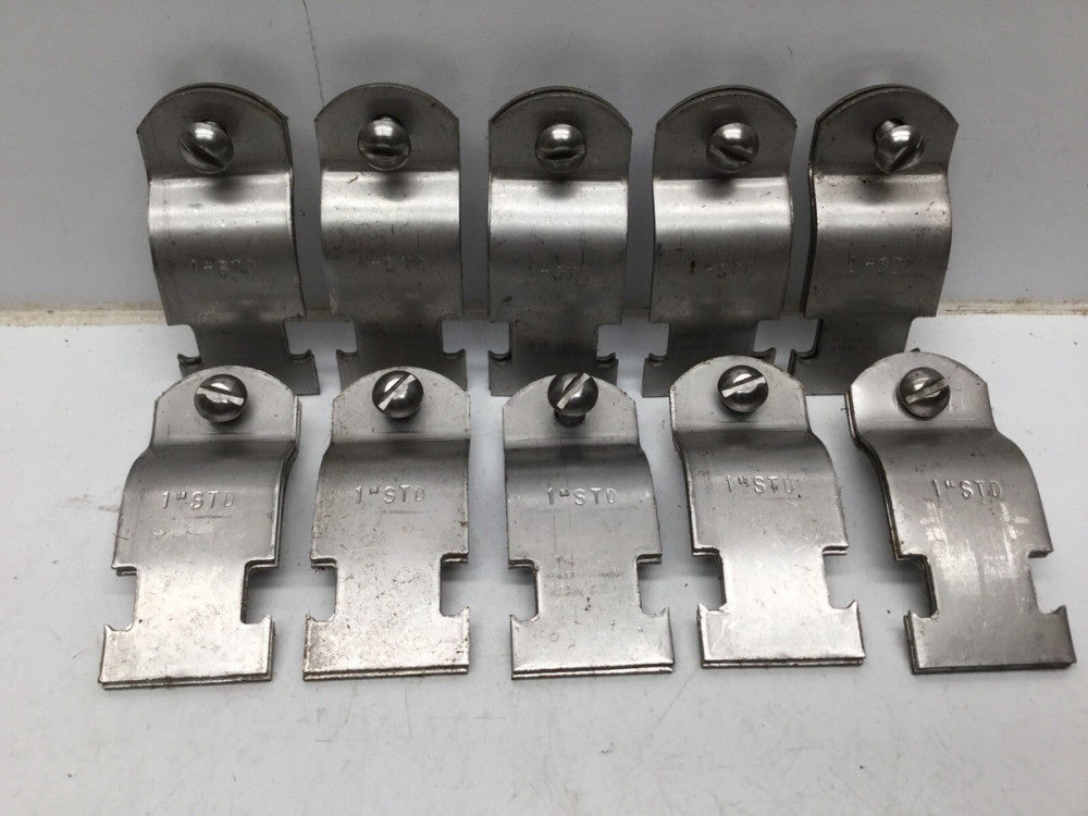 Rigid Conduit / Pipe Clamps 1” RGD-A SS304, SCH 40 & 80, (Lots of 10)