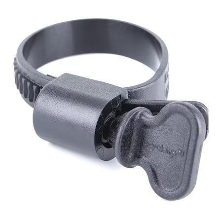 Zoro Select Pwd-13-50-Wg-Pa12-Bk Worm Gear Hose Clamp, Plastic, Hex, Pk10