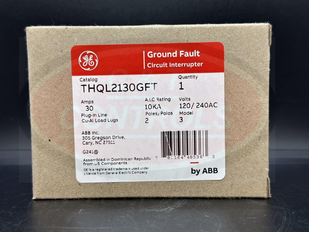 GE THQL2130GFT 2 Pole 30AMP Plug In GFCI Circuit Breaker New In Box USA Stock