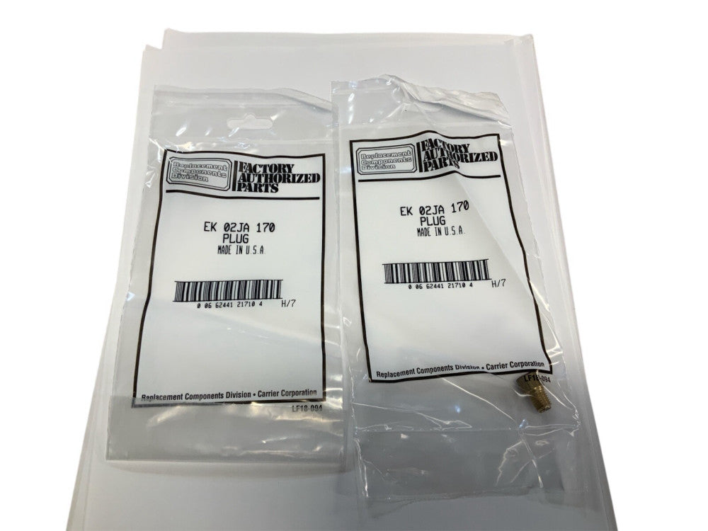 LOT OF 2 replacement for  CARRIER EK02JA170 / EK 02JA 170 FUSIBLE PLUG