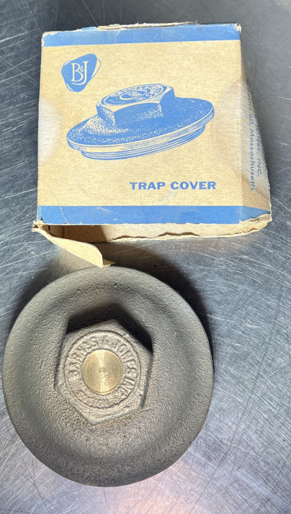 Barnes & Jones Boiler Steam Trap Cover No. 2043 - BRASS. NOS Surplus