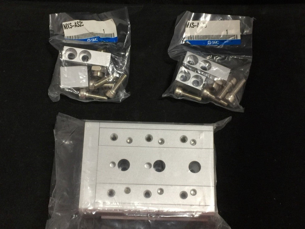 SMC EMXS25-50 AIR SLIDE TABLE GUIDED CYLINDER 