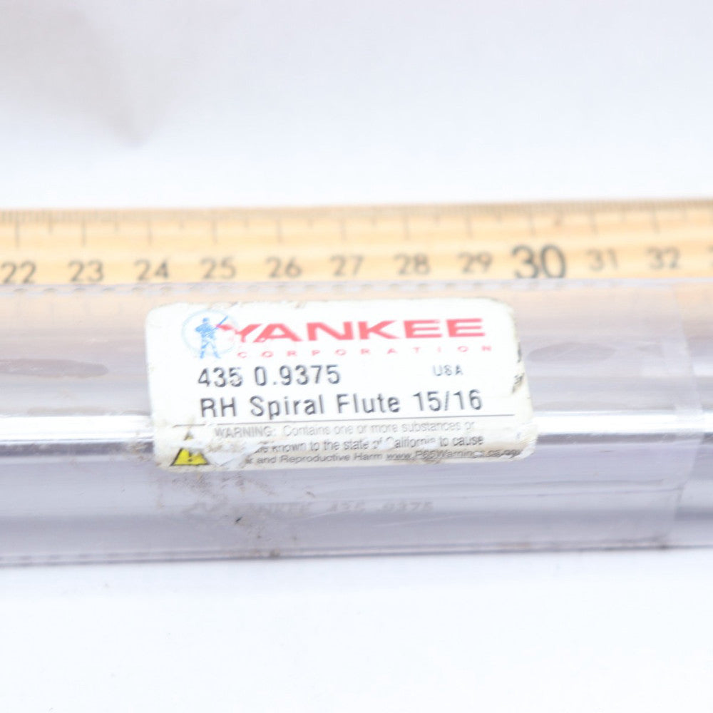 Yankee Straight Chucking Reamer High Speed Steel 15/16" 435 0.9375