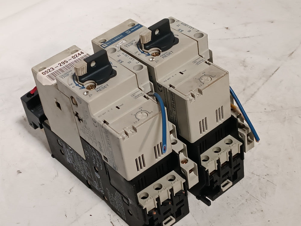Square D LD1 LB030 Motor Starter Assembly w LB1 LB03P08 - GV1-G09 - LA9LB930