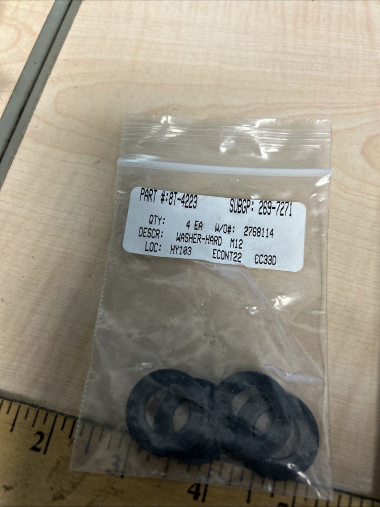 (4) Caterpillar (Cat) 8T-4223 or 8T4223 Washer-Hard -