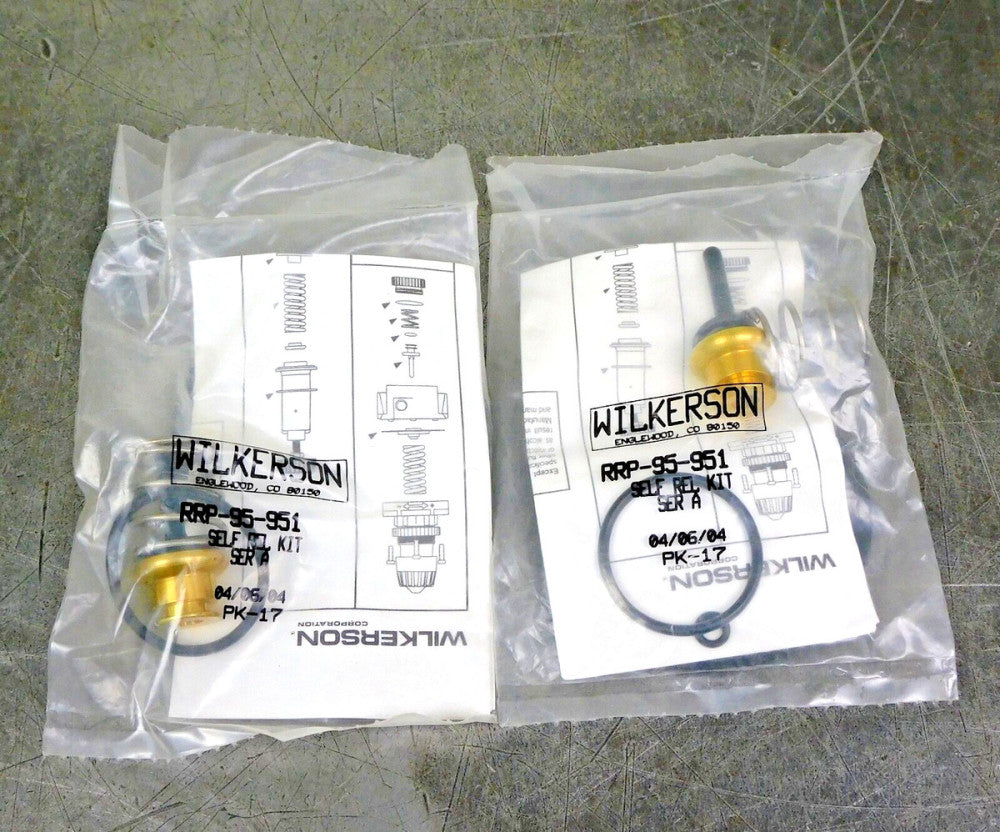 Wilkerson RRP-95-551 Self Relieving Repair Kit Series A Lot of Two (2)