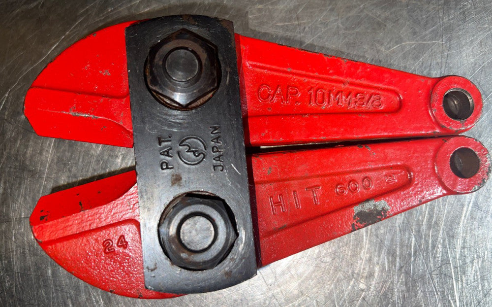 Genuine JAPAN HIT 600mm bolt cutter Jaw blades Nos Surplus. No Original Box