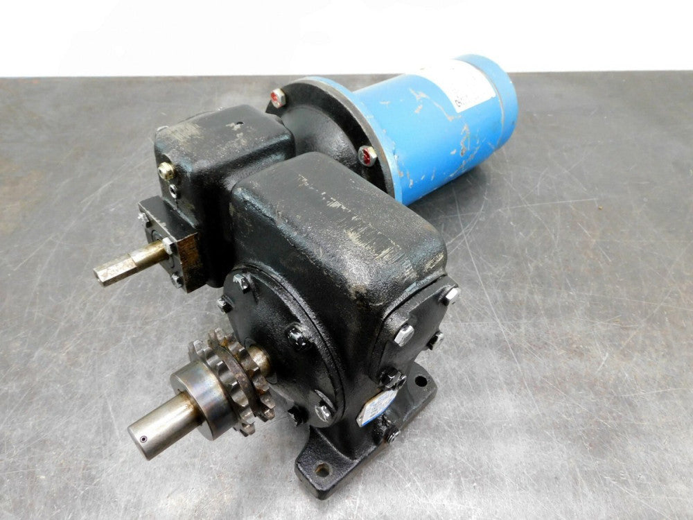 Pacific Scientific 90 VDC Gearmotor 3.5 Rpm 1/4 Hp PM Perfection Gear 500:1