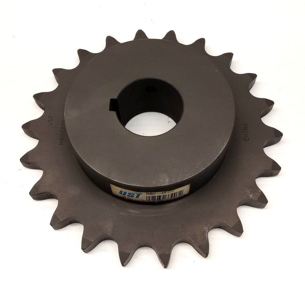 UST 80B22F 1-3/4 Bored To Size Sprocket 22T 1-3/4" Keyed Bore 80B22F134