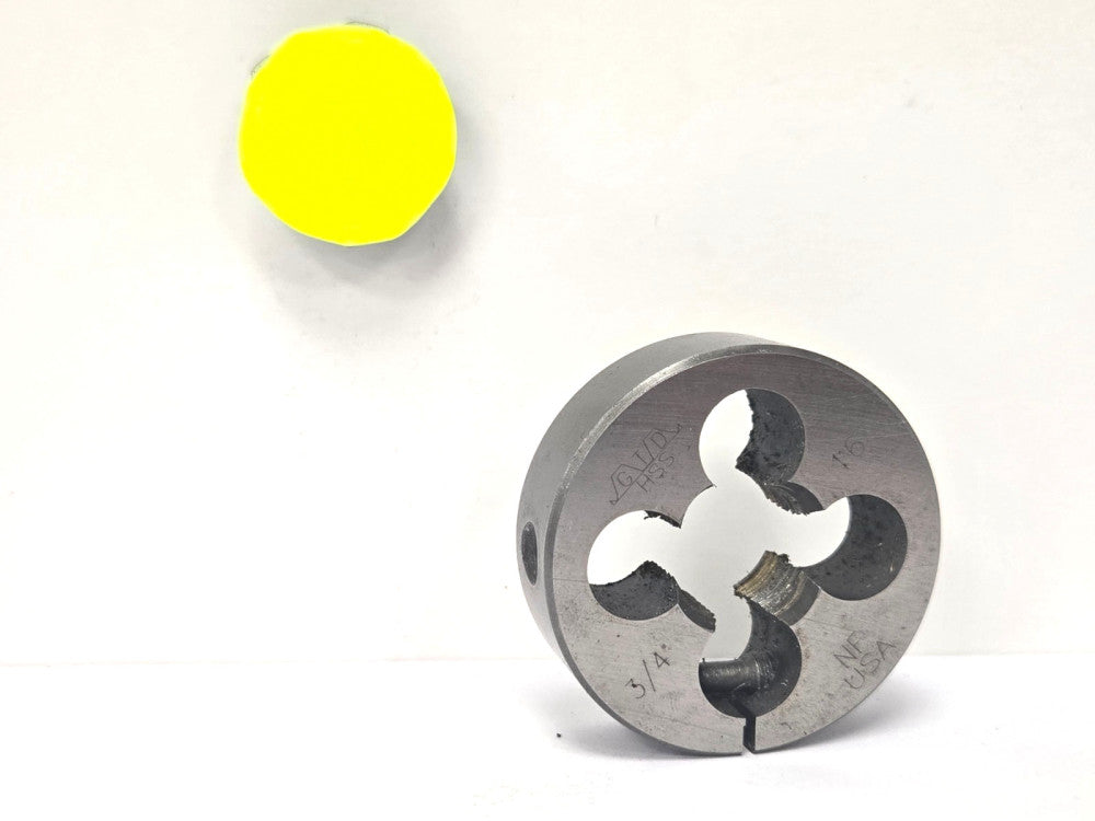 GTD CIRCLE  3/4-16  THREADING DIE HSS