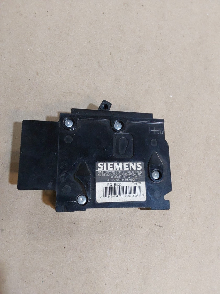 BQ1B020 BQ Bolt-on Siemens ITE Circuit Breaker, New Production by Siemens