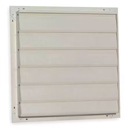 Dayton 5C214 20 In 23"H-W 6.5"L Fiberglass Backdraft Damper, 20-1/2 In X 20-1/2