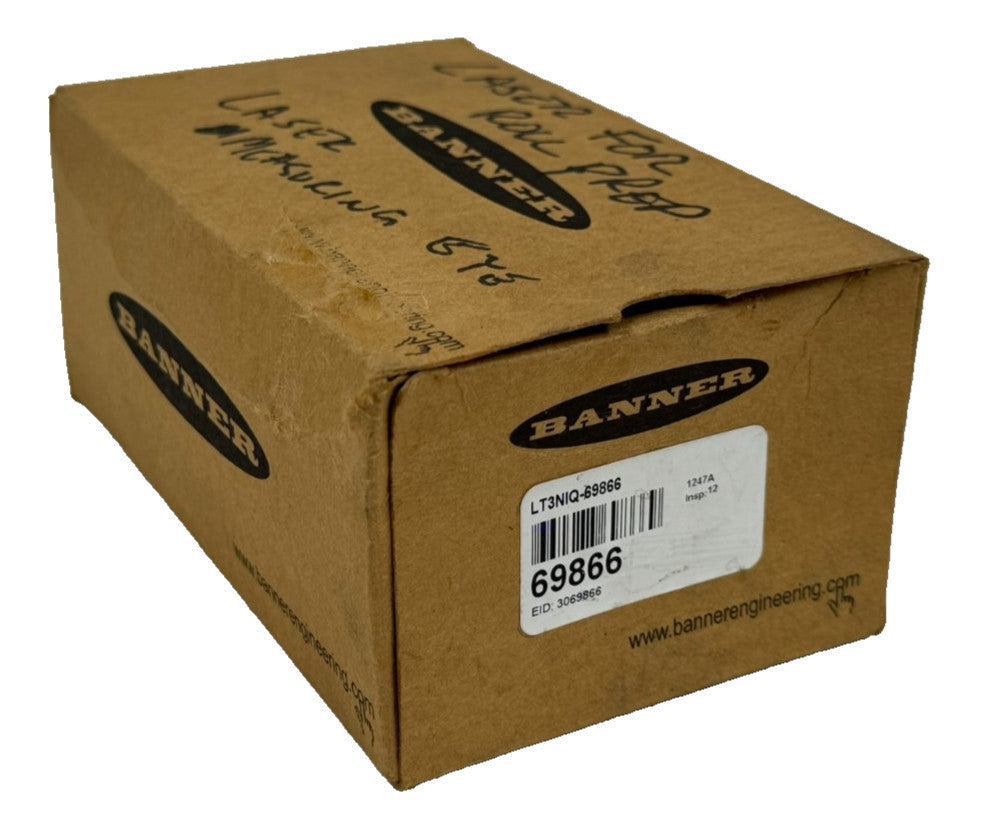 NEW BANNER LT3NIQ-69866 LASER SENSOR LT3NIQ 69866