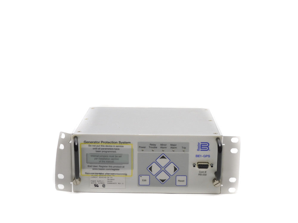 BASLER ELECTRIC BE1-GPS (AS PICTURED) NSNP