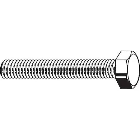 Zoro Select U55000.125.0250 316, 1-1/4" Hex Head Cap Screw, Plain Stainless
