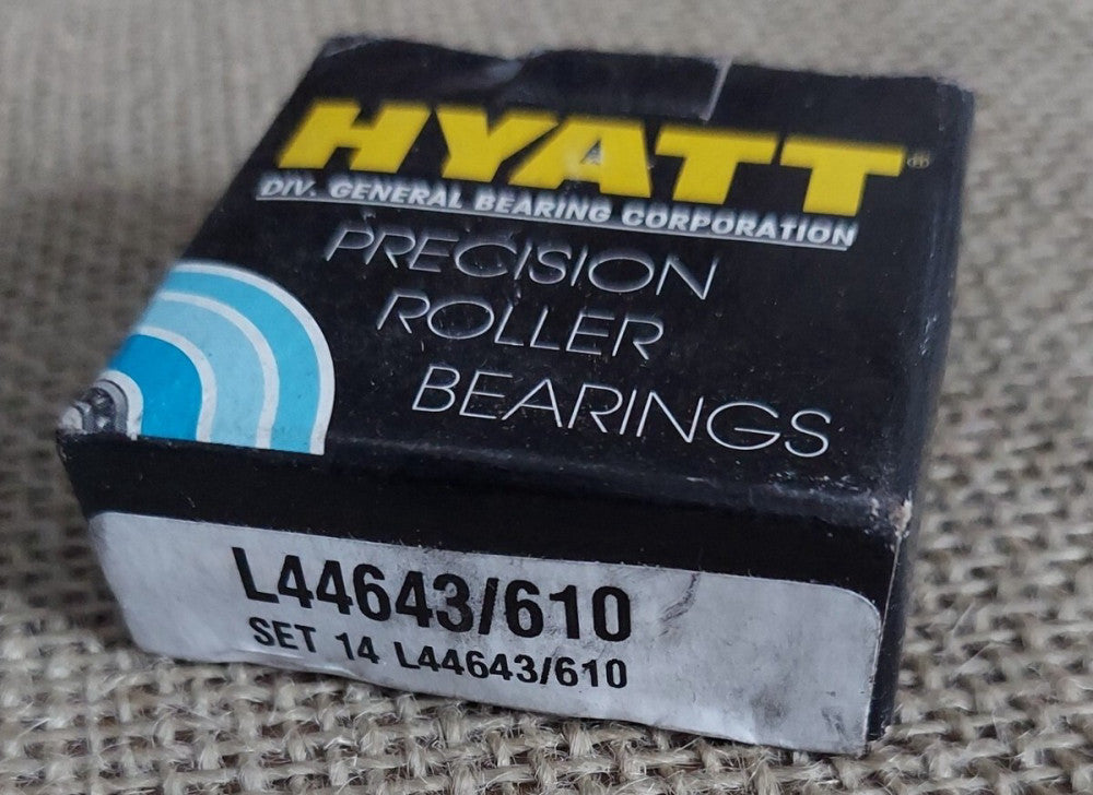 HYATT General Bearing Corp. L44643/610 Bearing Cone and Ring Set 