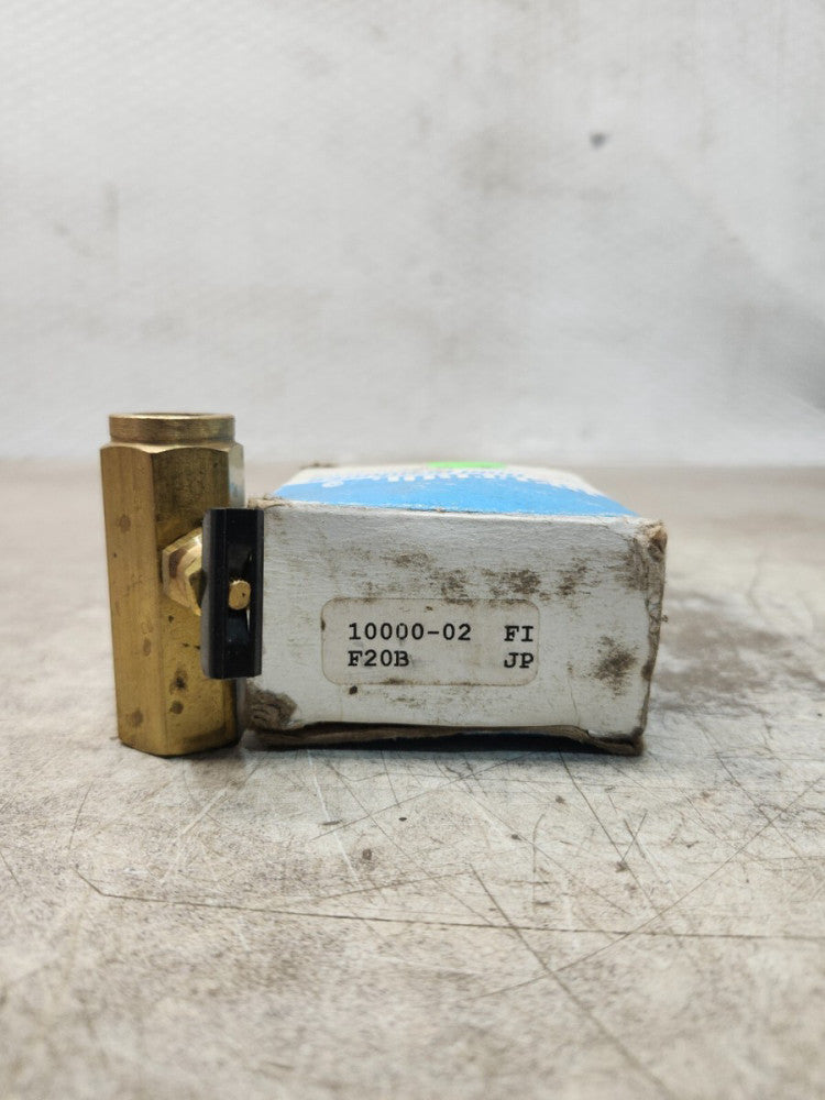 NEW IN BOX GENUINE DELTROL FLUID PNEU-TROL NEEDLE VALVE F20B 10000-02 1/2''