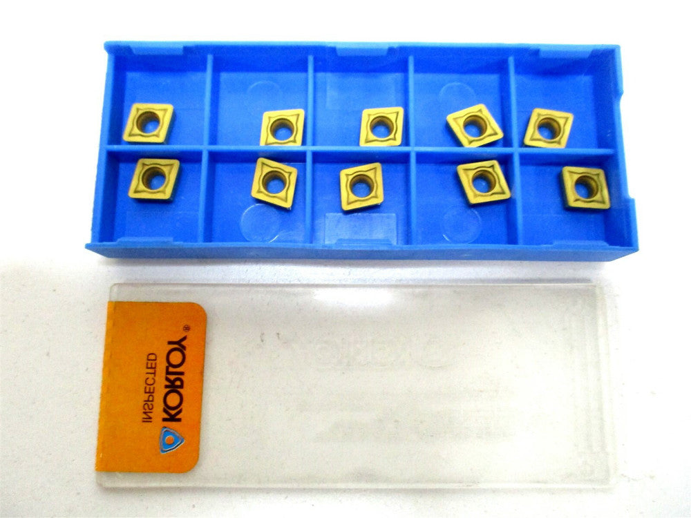 Korloy 1-02-022845 CCMT2.522-C25 NC3030 5/16 IC Indexable Turning Insert - 10 PC