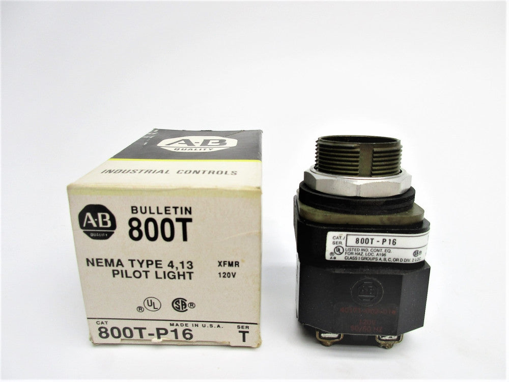 ALLEN BRADLEY 800T-P16 SER. T (BK/YL) (NO BULB) NSMP