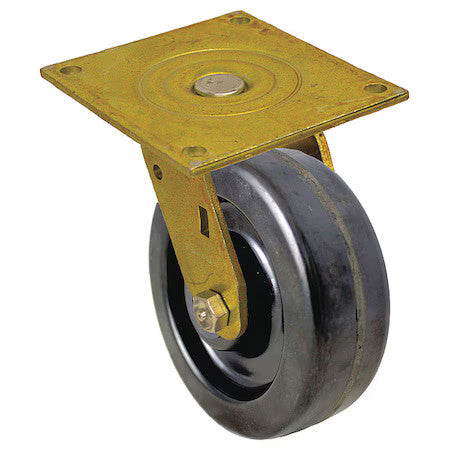 Zoro Select P21s-Ph050r-16-Yz Plate Caster,Swivel,Phenolic,6 1/2"H