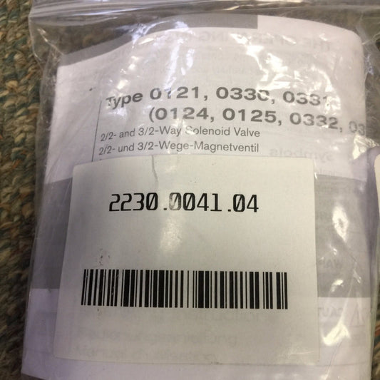 2230.0041.04 Burkert Kit Service 2230004104 (NEW)
