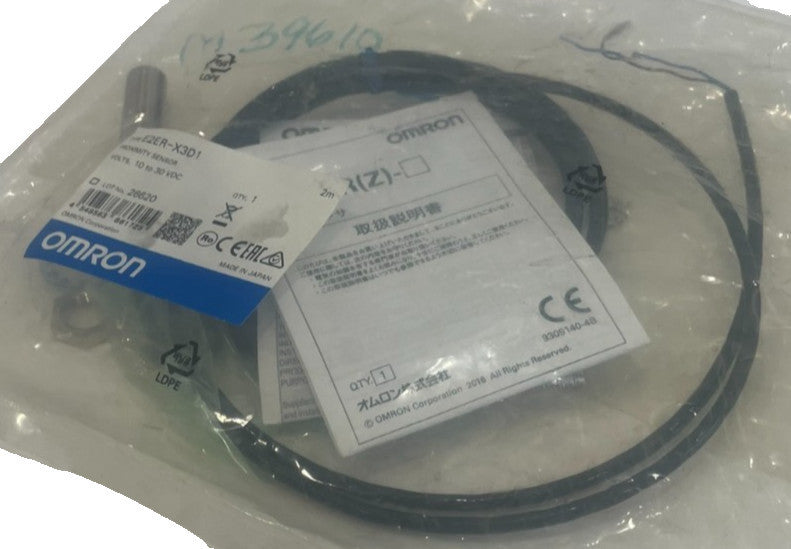 NEW OMRON E2ER-X3D1 2M PROXIMITY SENSOR E2ERX3D1