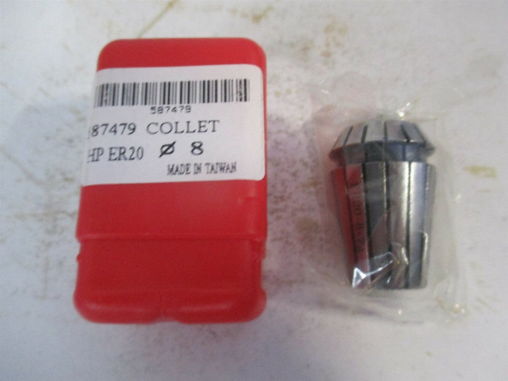 (587479) 7 to 8mm 0.01mm TIR ER20 Collet 