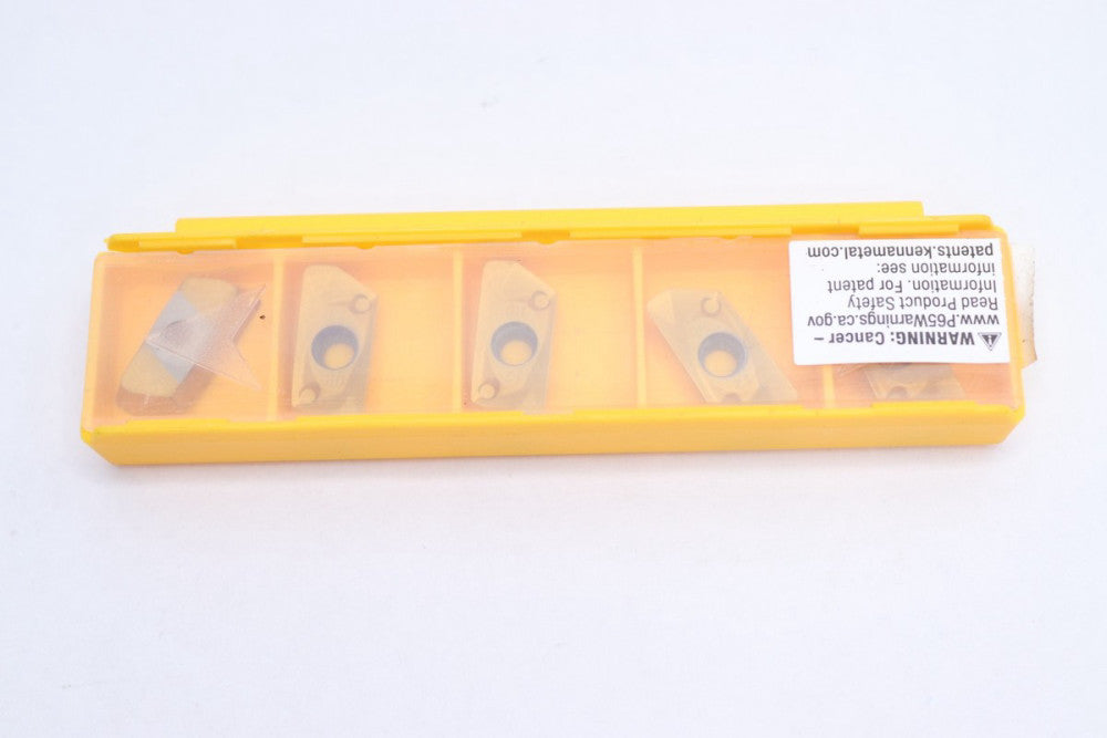 (5-Pk) Kennametal Milling Insert TiAlN 0.1772 â³Thick 0.3291â³ Wide