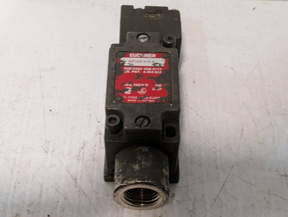 Euchner NZ1VZ-518 A Safety Switch Interlock 10AMP 250VAC, poor