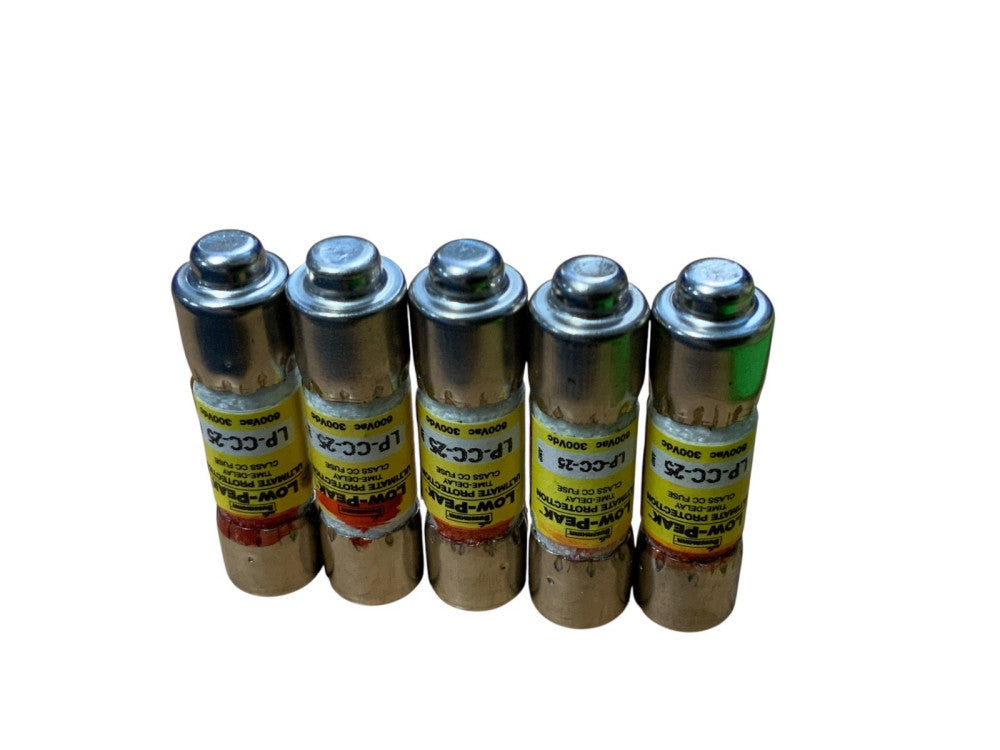 5PCS Bussmann LP-CC-25 LPCC-25 LPCC25 25A 600V Time Delay Fuse