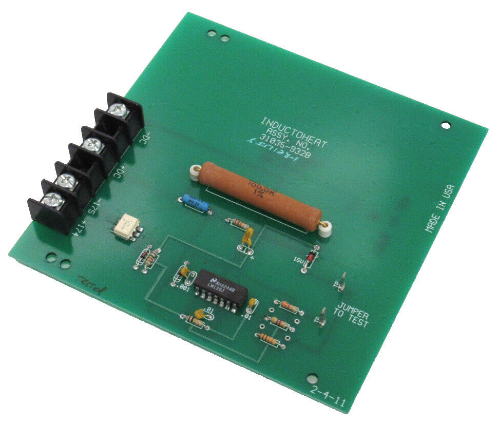 USED INDUCTOHEAT 31035-932B CIRCUIT BOARD 11510-308 31035932B
