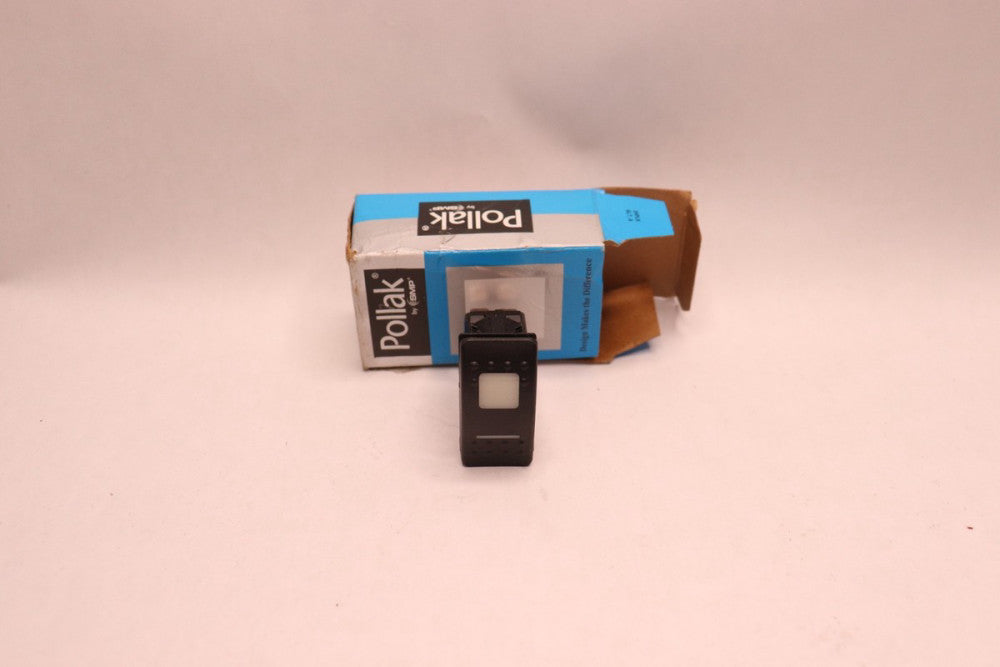 Pollak Rocker Switch White Pilot Light PO-34-238-P