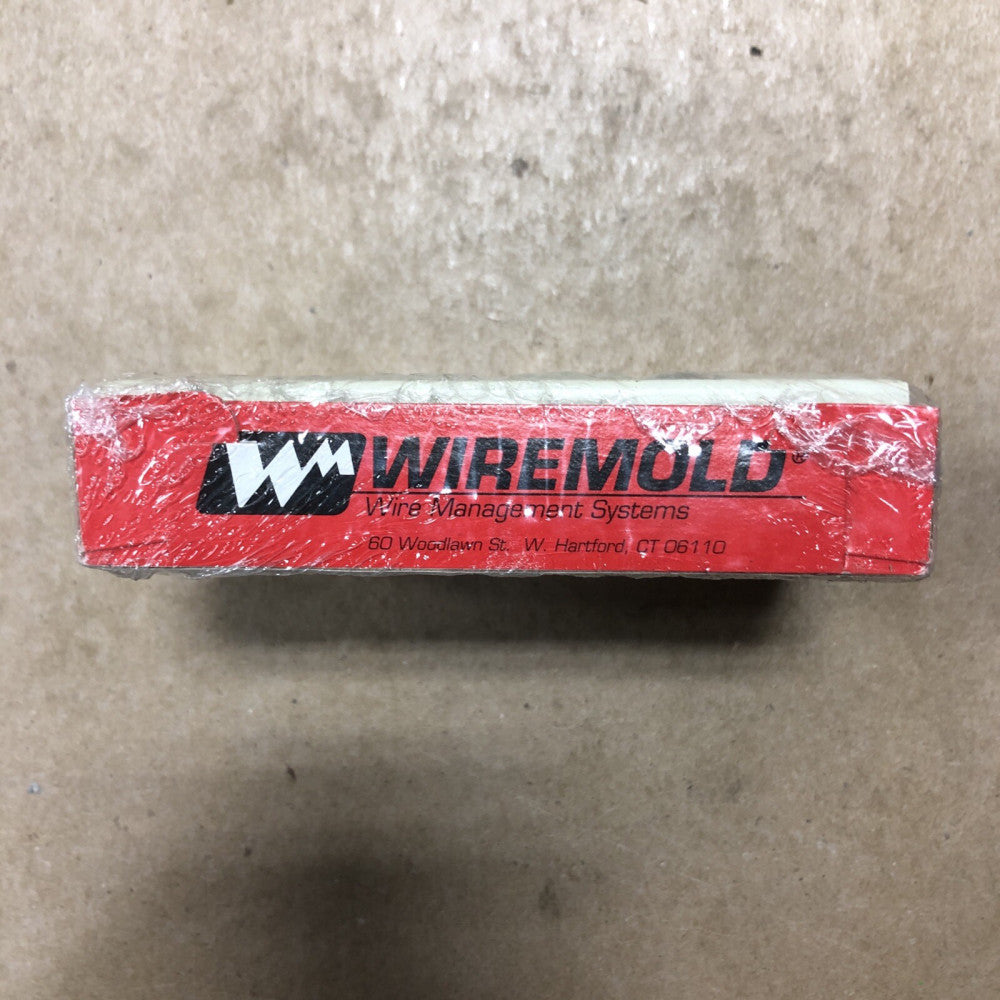 Wiremold V5748S Shallow Switch and Receptacle Box 15/16 in Deep Ivory