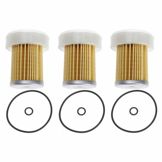 3X 6A320-58830 Fuel Filter Element For Kubota B3350HSD B7500D L2501D with O-ring