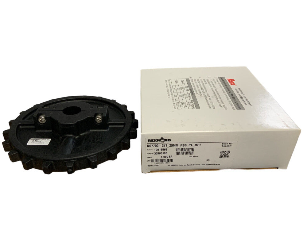 Rexnord NS7700-21T_25MM_RSB_PA_MET  Thermoplastic Split Sprocket NIB