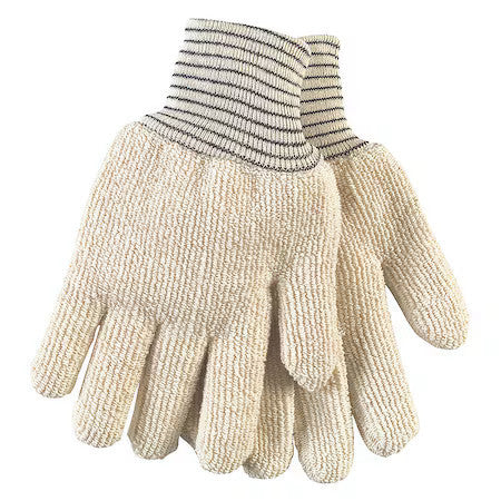 Mcr Safety 9429 Knit Gloves, Knit, Beige, 12 Pk