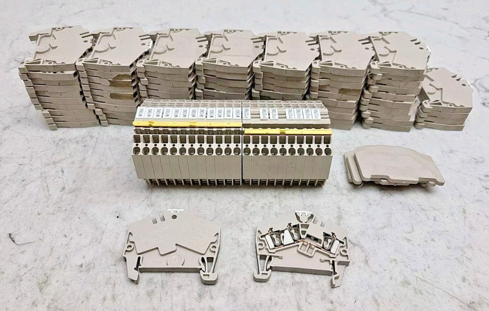 98 Pack Weidmuller ZDU-2.5-2 Terminal Block Connector 2 Position 2.5mm 800V