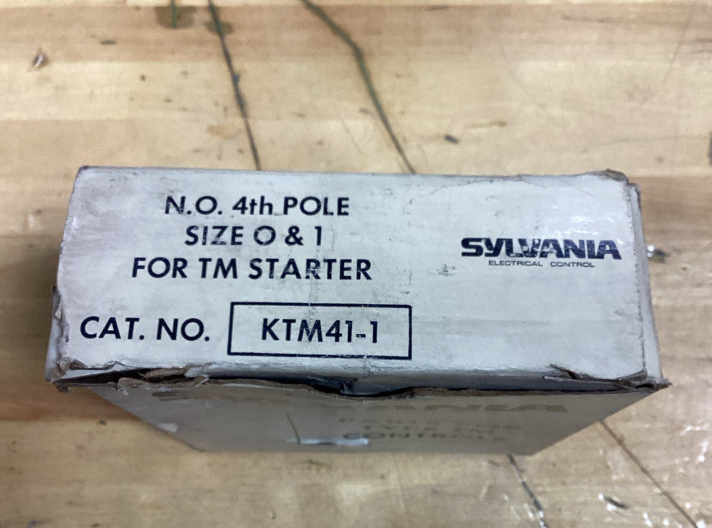 SYLVANIA KTM41-1 AUXILIARY CONTACT 600VAC N.O. POWER POLE
