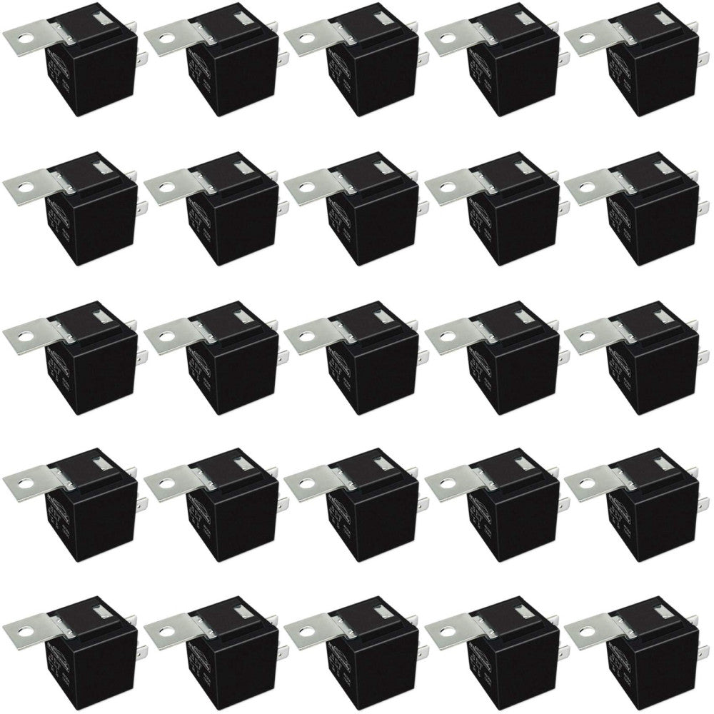 Relay 12V 5-pin 40/30AMP Automotive Relay Kit, SPDT 5-Prong Power Trim and Ti...