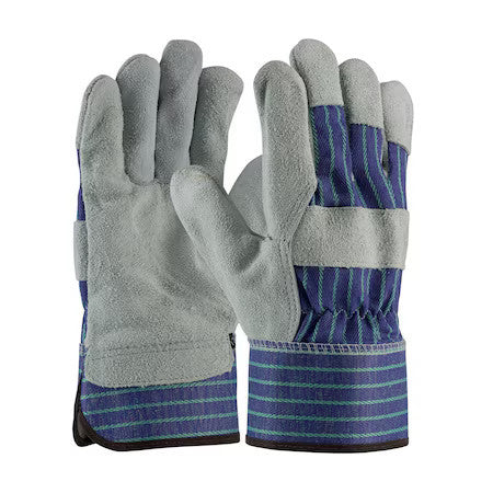 Pip 82-7563/Xl Leather Palm Gloves, Cowhide, Safety Cuff, Wing Thumb, Full