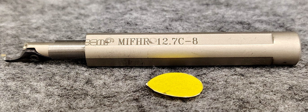ISCAR INDEXABLE GROOVING TOOL HOLDER MIFHR 12.7C-8