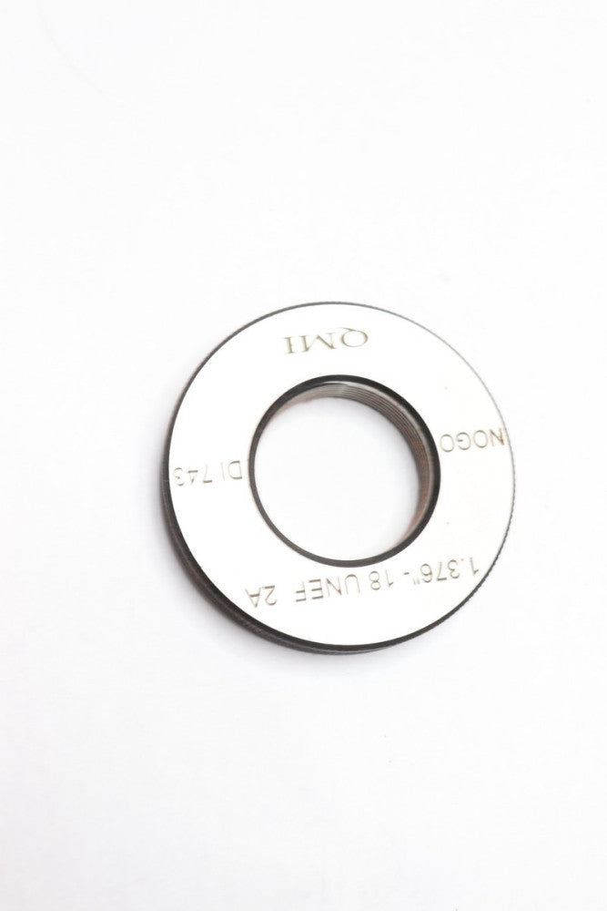 QMI Thread Ring Gauge 1.376"-18 UNEF 2A