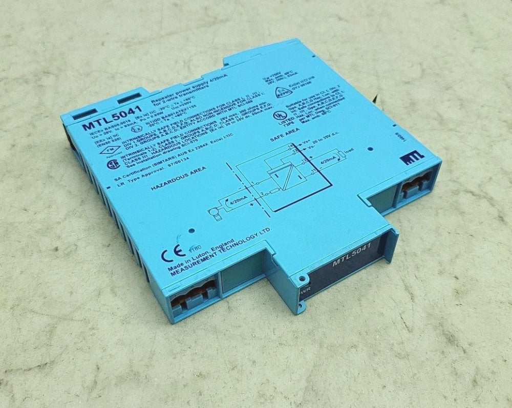Measurement Technology MTL 5041 Repeater Power Supply 4/20mA MTL5041
