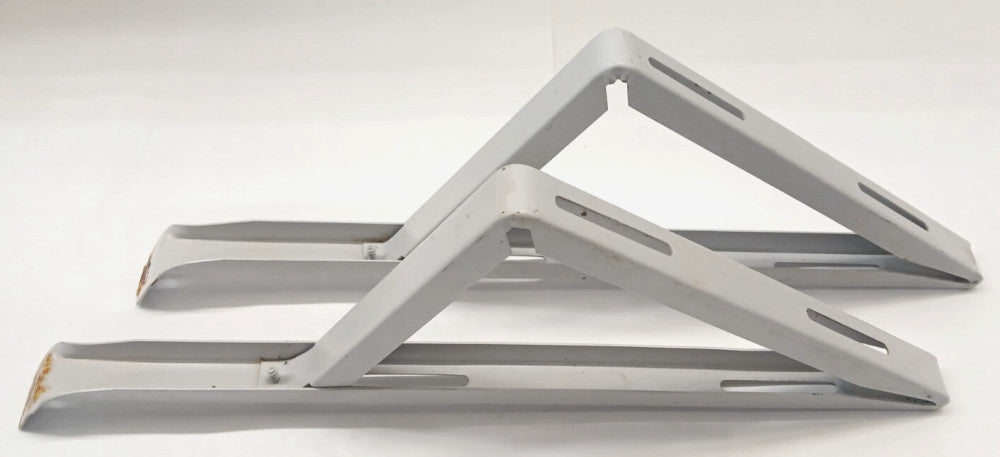 AIR CONDITIONING BRACKETS INDUSTRIAL STRENGTH STEEL 17 IN X 6 IN  LOT OF 2