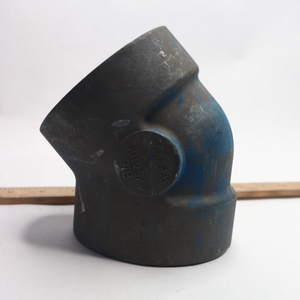 Elbow Fitting Pipe Socket Forged Steel Class 3000 45Â° 3" x 3"