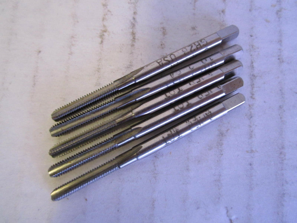 #5-44 HSS H2 3-Flute Spiral Point Plug Taps New - Lot of 5