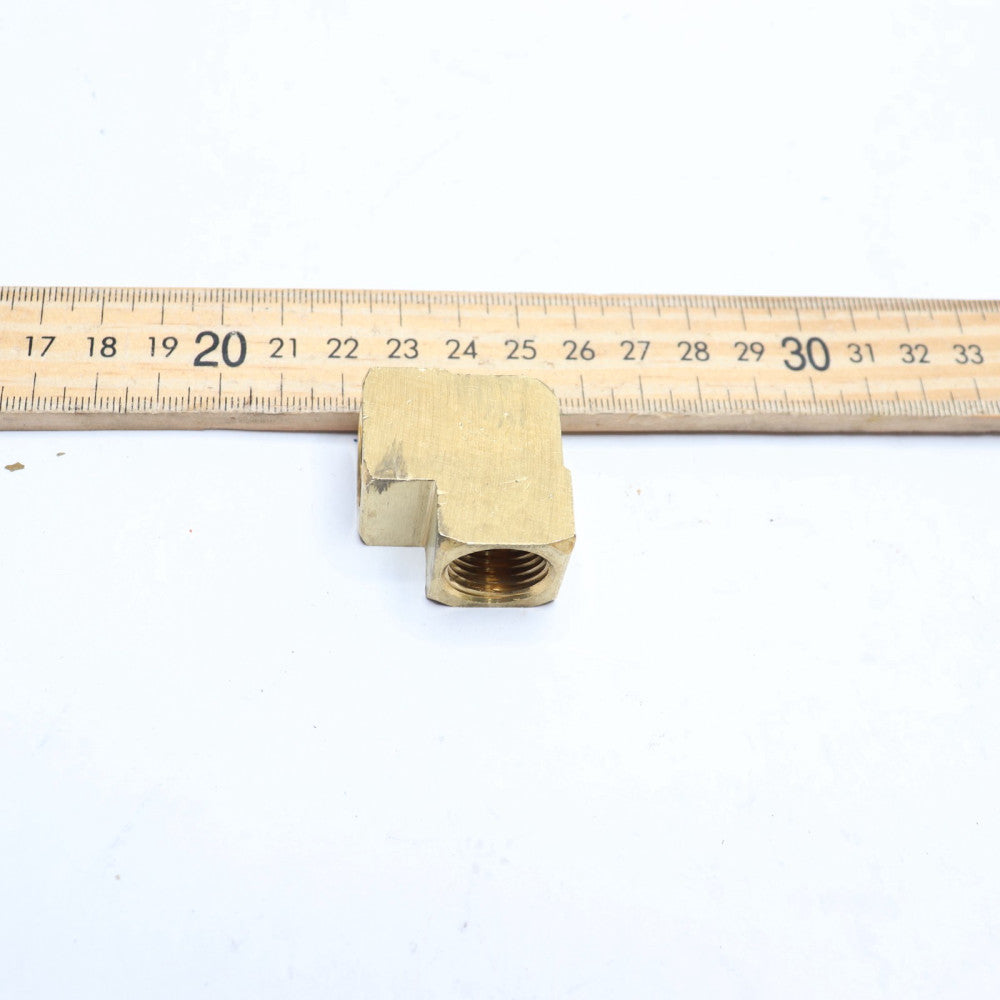 (8-Pk) 90 Degrees Female Elbow  Class 150 Brass FNPT 1/2" Pipe Size