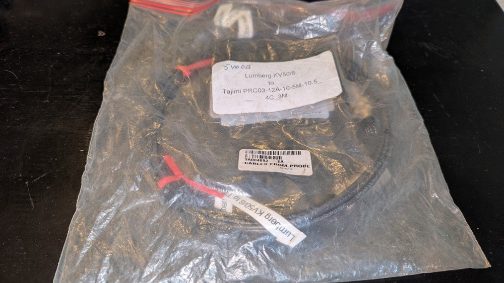 Probe Cable Lumberg KV50/6 to Tajimi PRC03-12A-10-5M-10.5_4C_3M NIB