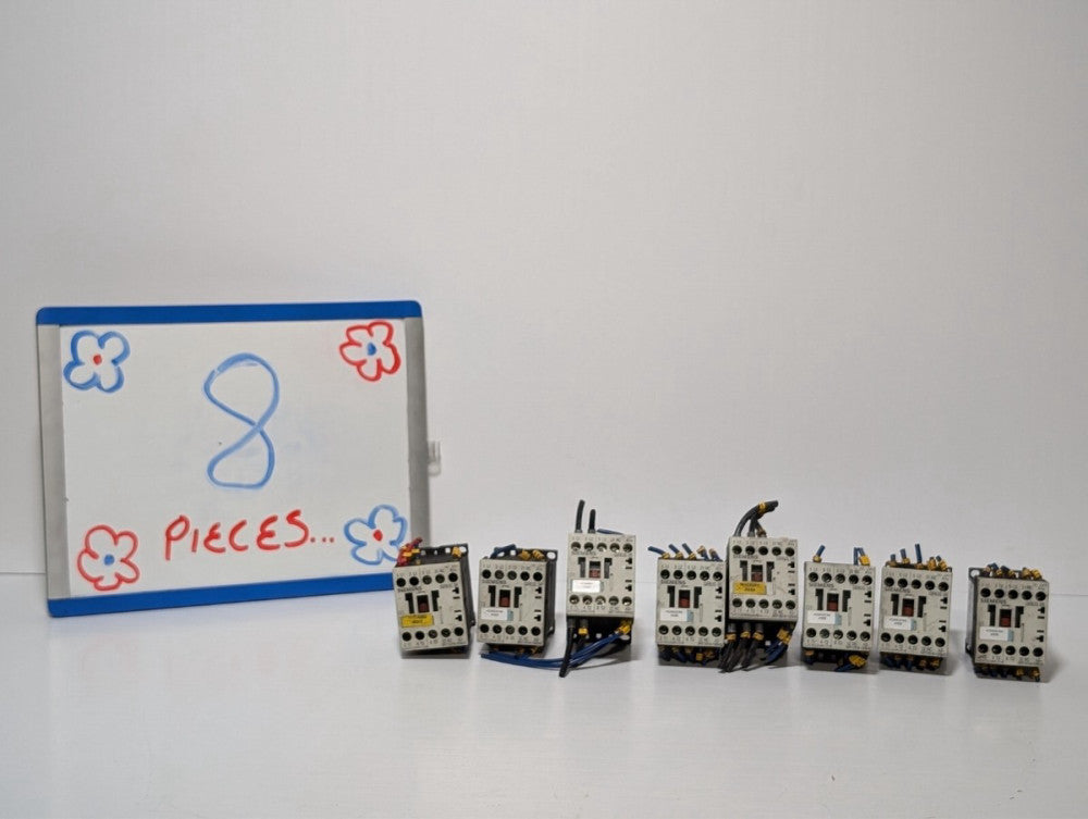 Siemens 3RT1016-1BB42 Contactor 24VDC Coil 9A 400VAC 4kW 3Pole Lot Of 8