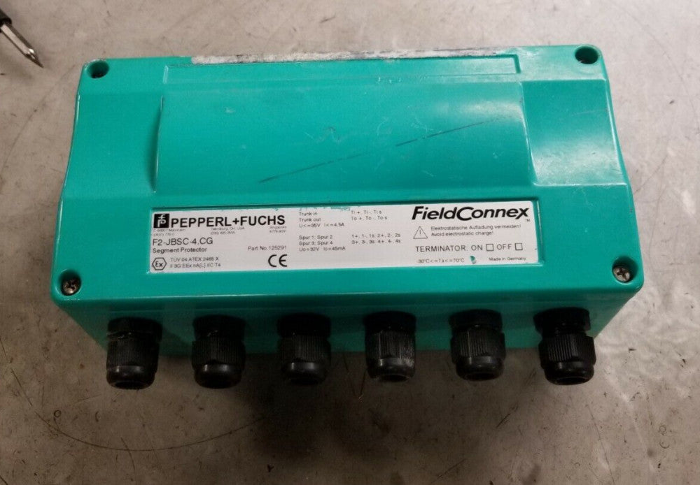 PEPPERL + FUCHS F2-JBSC-4.CG FIELDBUS JUNCTION BOX  125291